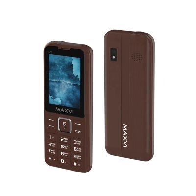 Лот: 25021367. Фото: 1. Сотовый Maxvi K21 Сhocolate 2sim... Кнопочные мобильные телефоны