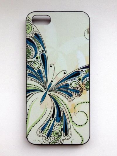 Лот: 4372999. Фото: 1. чехол для iPhone 5 5s №2 бабочка... Чехлы, бамперы
