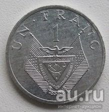 Лот: 13798645. Фото: 1. Руанда 1 франк 1985, без оборота. Африка