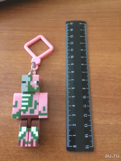 Лот: 9373348. Фото: 1. Брелок Майнкрафт Minecraft Свинозомби. Конструкторы