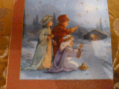 Лот: 6318526. Фото: 1. Новогодняя 7. Декупаж