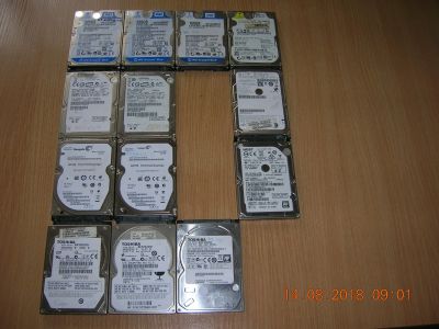 Лот: 10790884. Фото: 1. 13 неисправных HDD Sata (д). Жёсткие диски