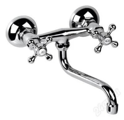 Лот: 1311311. Фото: 1. Смеситель для кухни настенный. Смесители