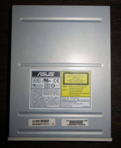 Лот: 3540641. Фото: 1. Привод CD-RW Asus 52x-24x-52x... Приводы CD, DVD, BR, FDD