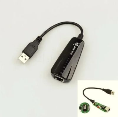 Лот: 10710015. Фото: 1. Сетевой адаптер USB - RJ45 (USB... Сетевые карты