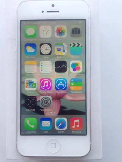 Лот: 3727479. Фото: 1. iPhone 5 White 16Gb (Обмен). Смартфоны