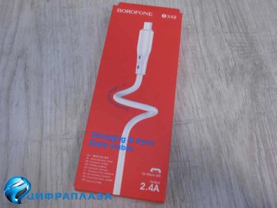 Лот: 18214936. Фото: 1. Кабель USB - Micro USB Borofone... Дата-кабели, переходники