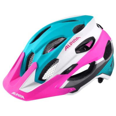 Лот: 12206384. Фото: 1. Шлем ALPINA Enduro Carapax blue-pink-white... Защита тела