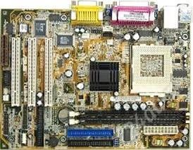 Лот: 1772713. Фото: 1. мать asus tusi-m + CPU Intel PIII-600EB... Материнские платы