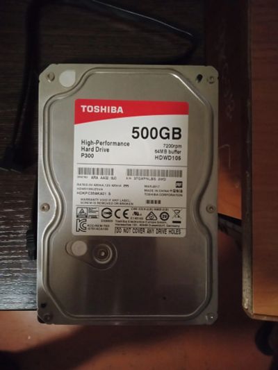 Лот: 17636658. Фото: 1. Жесткий диск Toshiba P300 500gb. Жёсткие диски