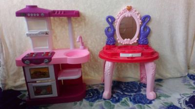 Лот: 15848748. Фото: 1. Игровая кухня и трюмо. Игровые домики, палатки
