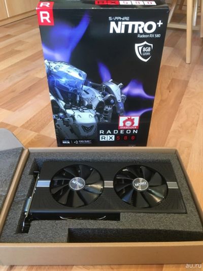 Лот: 15262925. Фото: 1. Saphir rx580 8GB rx 580. Видеокарты