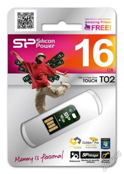 Лот: 5539930. Фото: 1. Флешка USB 2.0 16GB Silicon Power... USB-флеш карты