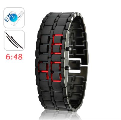 Лот: 3409922. Фото: 1. Светодиодные часы Lava Style Iron... Оригинальные наручные часы