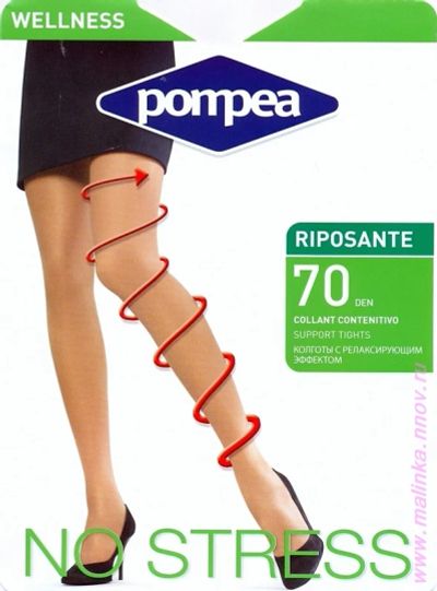 Лот: 5178668. Фото: 1. Колготки Pompea 70 den, размер... Колготки, чулки