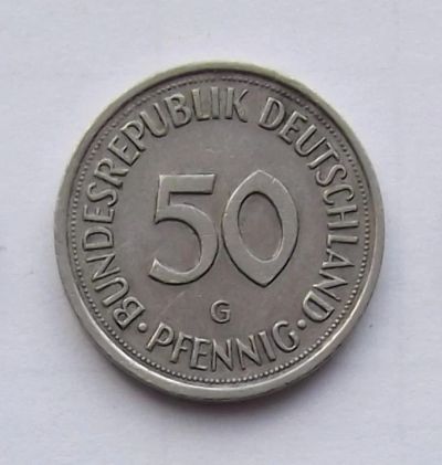 Лот: 4600568. Фото: 1. 50 пфеннигов 1989. Европа