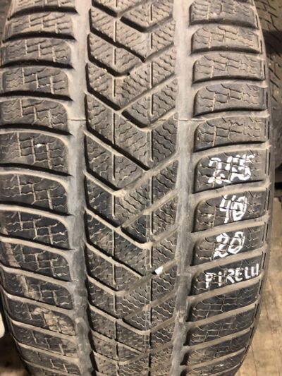 Лот: 25079650. Фото: 1. (1шт) 255-40-20 Pirelli Winter... Шины