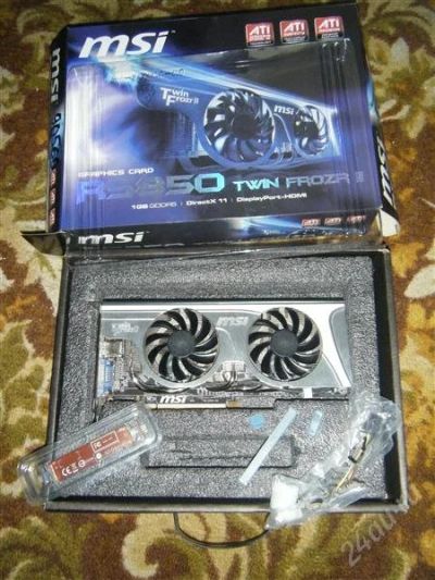 Лот: 2571507. Фото: 1. MSI 5850 TWIN FROZR II продам... Видеокарты