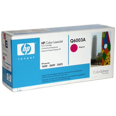 Лот: 7644269. Фото: 1. Картридж HP Q6003A Magenta. Картриджи, расходные материалы