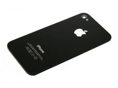 Лот: 4002891. Фото: 1. Задняя крышка iPhone 4 черная. Корпуса, клавиатуры, кнопки