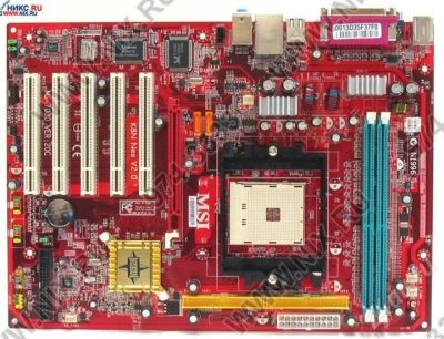 Лот: 431871. Фото: 1. Материнская плата MSI K8N Neo-V... Материнские платы