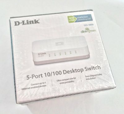 Лот: 6454688. Фото: 1. D-Link DES-1005A (5-Port 10/100... Коммутаторы