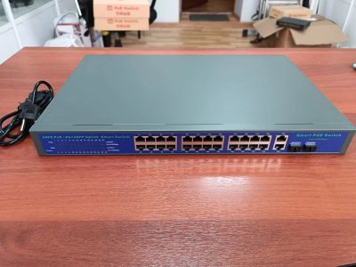Лот: 24401799. Фото: 1. PoE-коммутатор 24-портовый F2422GB... Видеонаблюдение