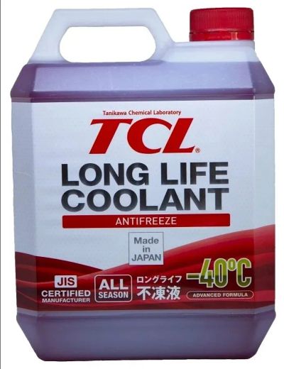 Лот: 20284889. Фото: 1. Антифриз TCL LLC RED -40 4 л. Масла, жидкости