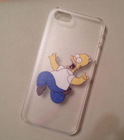 Лот: 4849012. Фото: 1. Чехол Simpson на iPhone 5 5s. Чехлы, бамперы