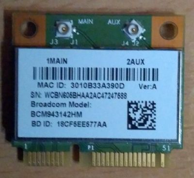 Лот: 15229384. Фото: 1. Беспроводной модуль Wi-Fi+Bluetooth... WiFi, Bluetooth адаптеры