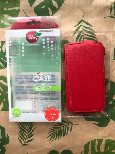 Лот: 16774867. Фото: 1. Чехол Nokia Lumia 510(red). Другое (запчасти, оборудование)