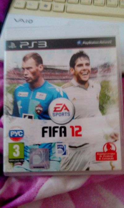 Лот: 8655653. Фото: 1. FIFA 12 для ps3 полностью на русском... Игры для консолей