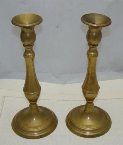 Лот: 17273081. Фото: 1. Подсвечники винтажные пара (Y524... Другое (антиквариат)