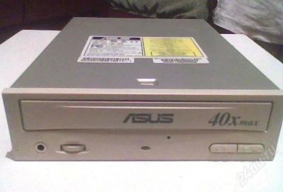 Лот: 1289543. Фото: 1. cdrom asus 40x. Приводы CD, DVD, BR, FDD