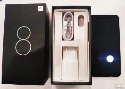 Лот: 13875184. Фото: 1. Смартфон Xiaomi Mi 8 6/128Gb Black... Смартфоны