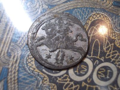Лот: 15138745. Фото: 1. Редкая штука-Двуденарий 1610 года... Россия до 1917 года