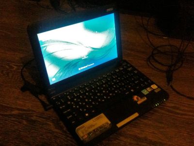 Лот: 4910332. Фото: 1. Нетбук MSi Intel Atom N455 10... Ноутбуки