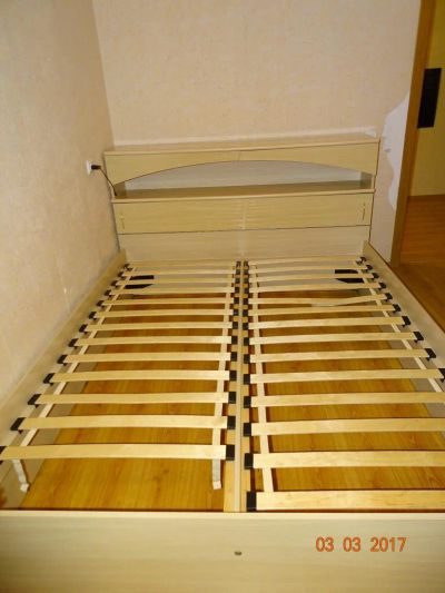 Лот: 9190255. Фото: 1. Двуспальная кровать. Кровати