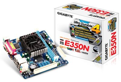 Лот: 5361449. Фото: 1. Материнская плата GigaByte GA-E350N. Материнские платы