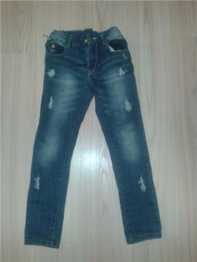 Лот: 7592441. Фото: 1. Джинсы Zara на мальчика 4-5 лет. Брюки, шорты, джинсы