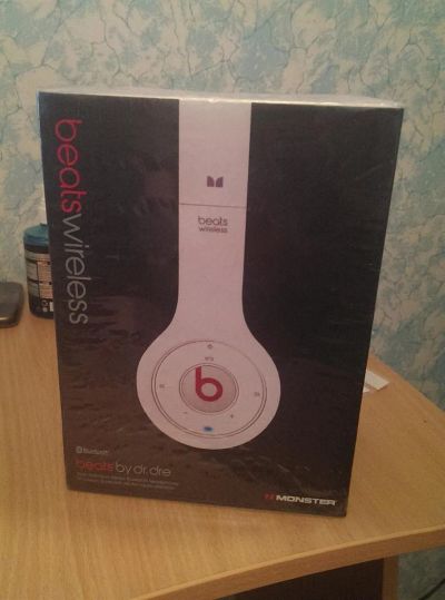 Лот: 3488959. Фото: 1. Monster beats by dr. dre wireless... Наушники, гарнитуры