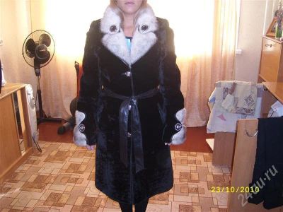 Лот: 580995. Фото: 1. шуба мутон 42-44р. Цена снижена... Верхняя одежда