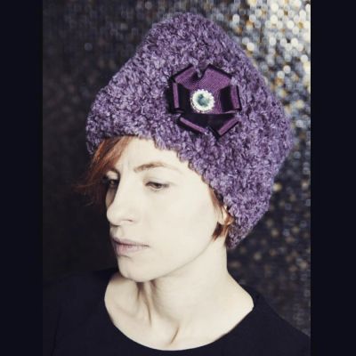 Лот: 5024262. Фото: 1. Шапка Handmade, можно носить как... Головные уборы