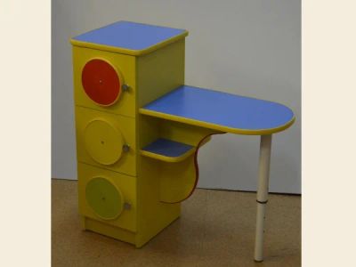 Лот: 9430463. Фото: 1. Тумба-столик "Светофор". Мебель для детских садов