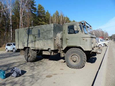 Лот: 4080367. Фото: 1. ГАЗ 66 кунг низкий. Грузовики, автобусы, спецтехника