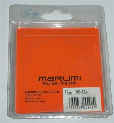 Лот: 1733140. Фото: 1. Фильтр корректирующий Marumi 80A... Светофильтры