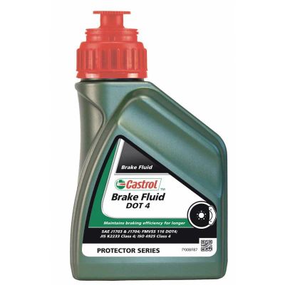 Лот: 14921149. Фото: 1. Castrol Brake Fluid DOT 4, 0.5L... Масла, жидкости
