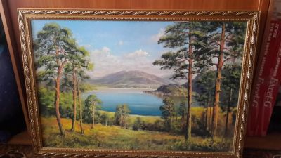 Лот: 5412831. Фото: 1. Картина размером 99х69см. не масло... Произведения