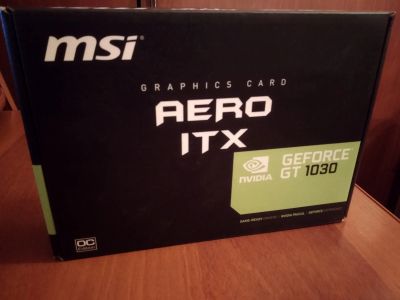 Лот: 12094300. Фото: 1. Видеокарта MSI GeForce GT 1030... Видеокарты