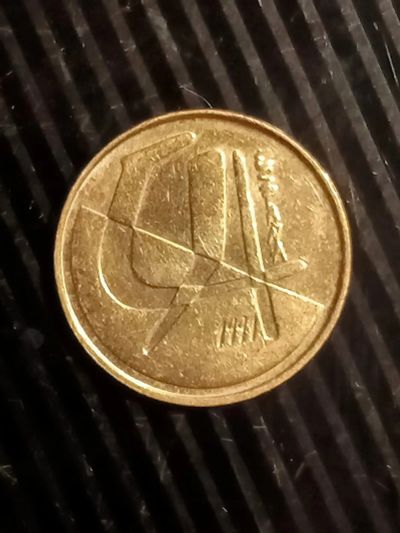 Лот: 19549230. Фото: 1. Монета Испании 5 песет 1991. Европа
